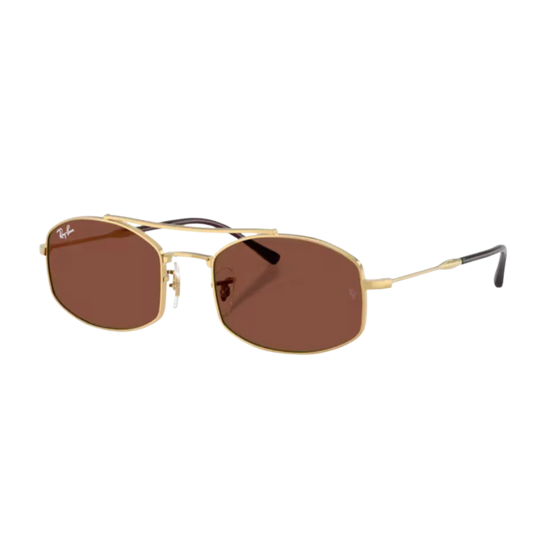 Óculos de Sol Retangular Ray Ban SL RB 3719 001/C554