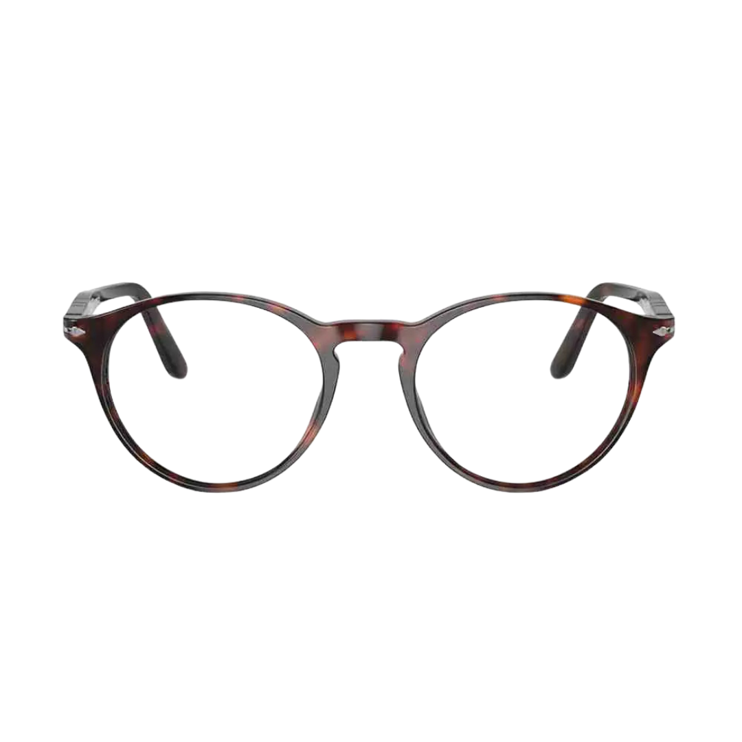 RX PO 3092V 9015 50 Armação Óculos de Grau Persol Havana