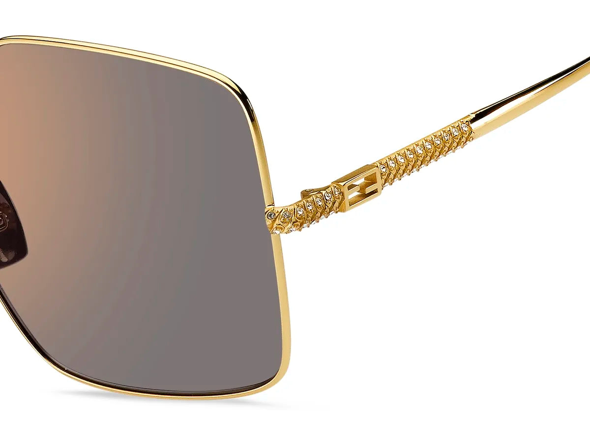 Óculos de Sol Quadrado Feminino Fendi FF 0439/S 001 61JO S