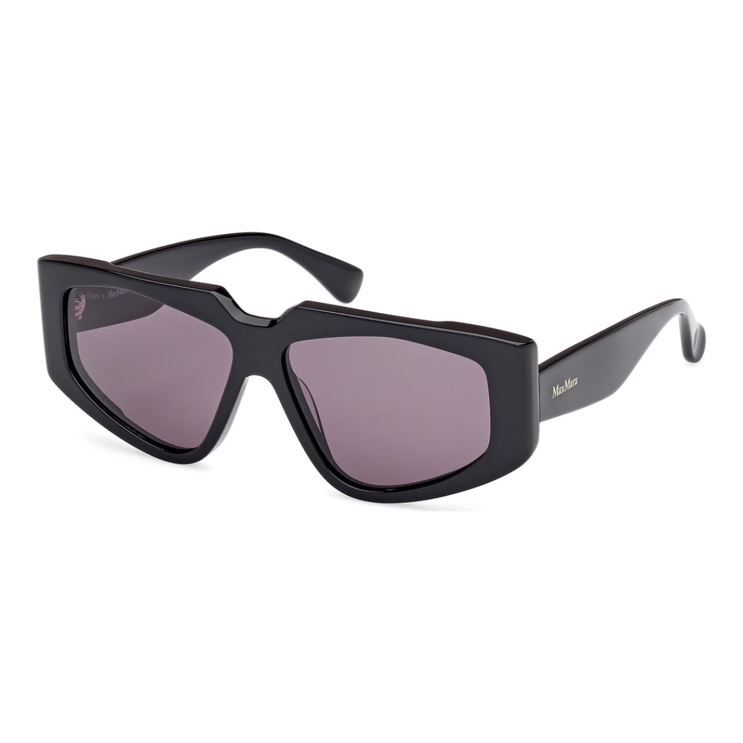 Óculos de Sol Retangular Feminino Max Mara MM 0125 01A 58