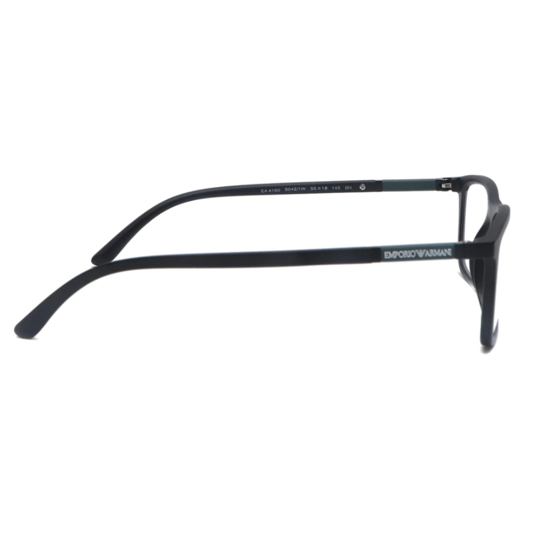 Óculos de Grau Retangular Masculino Empório Armani CLIP ON SL EA 4160 5042/1W 55