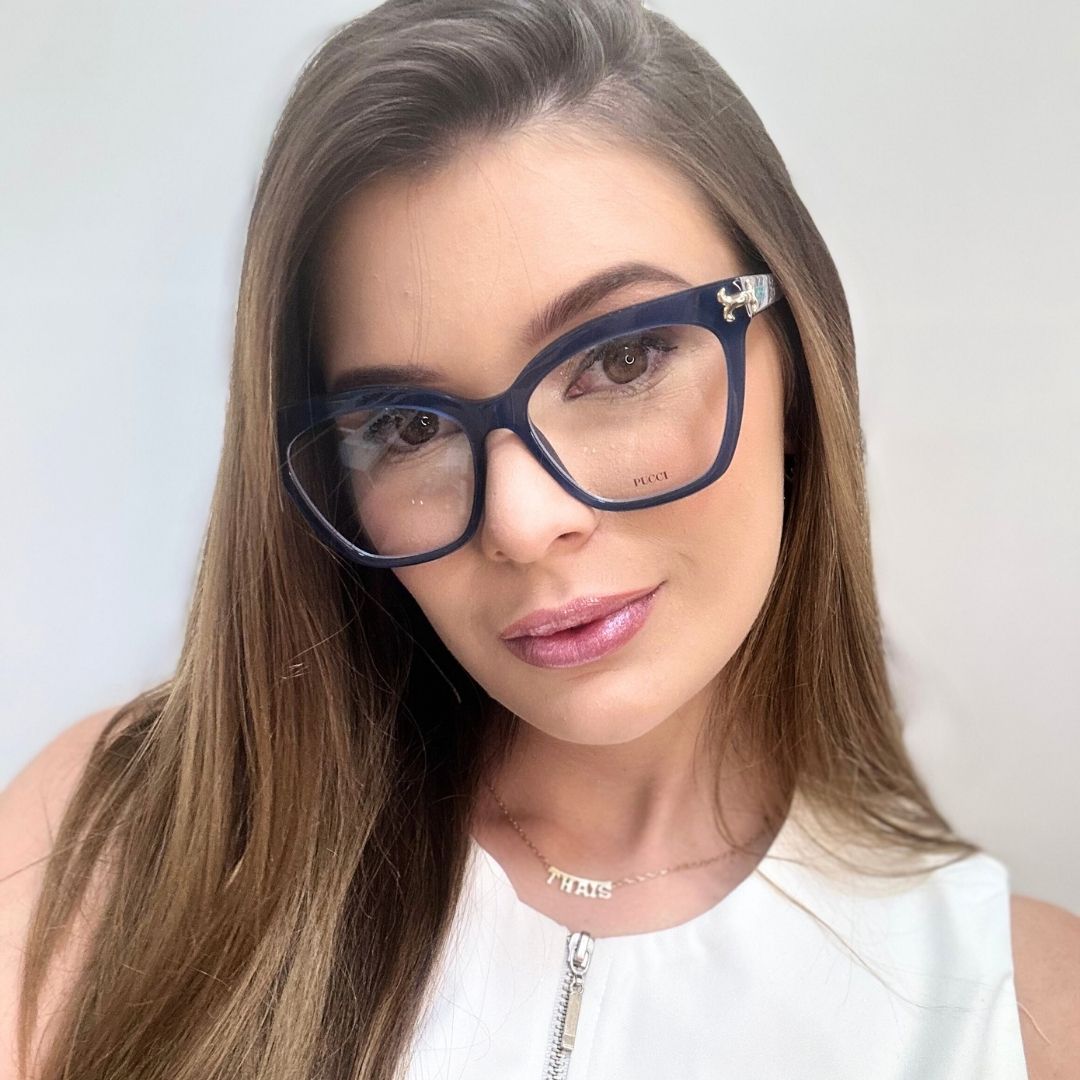 Óculos de Grau Gatinho Feminino Pucci EP5235 090 54