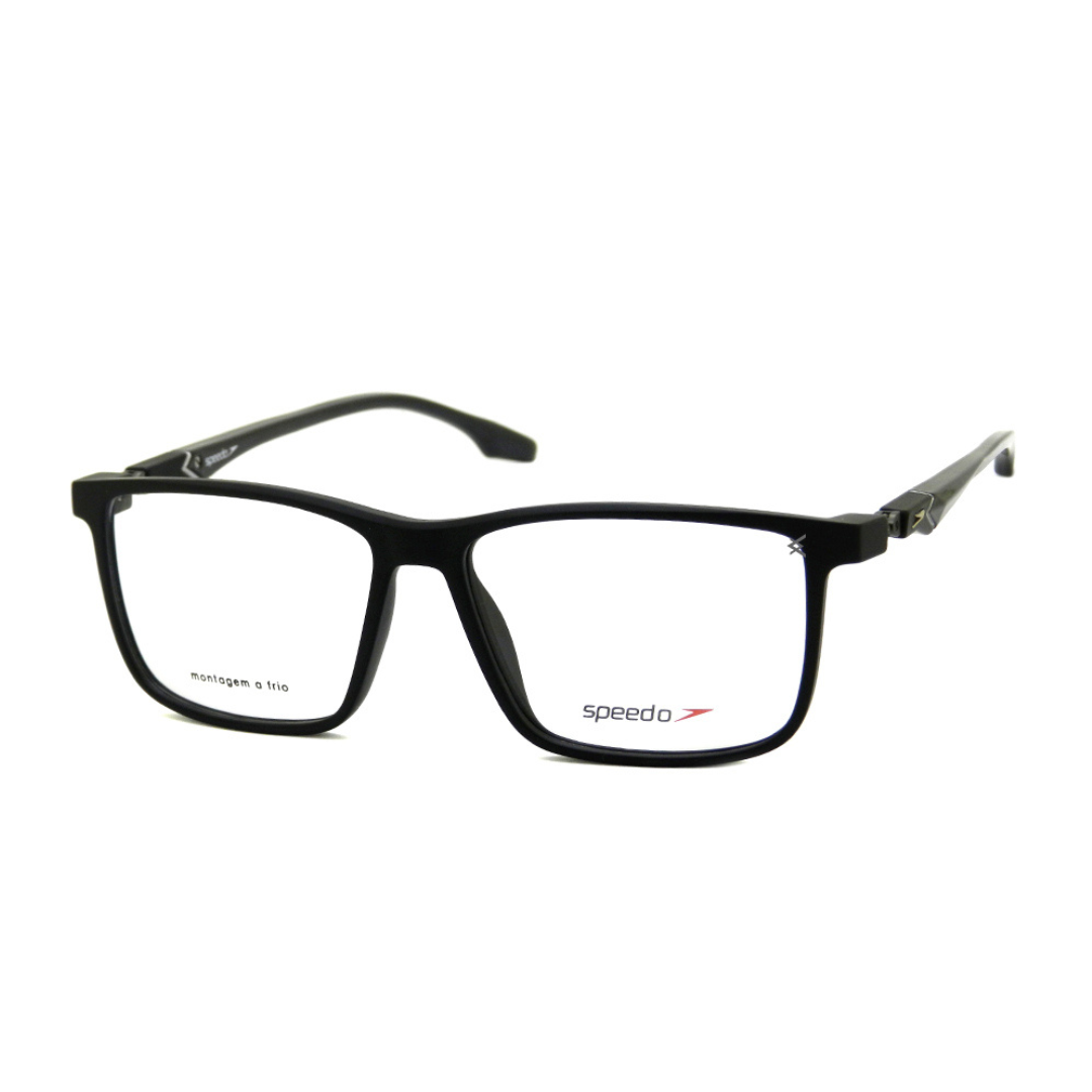 Óculos de Grau Quadrado Masculino Speedo RX 4098 A11 56