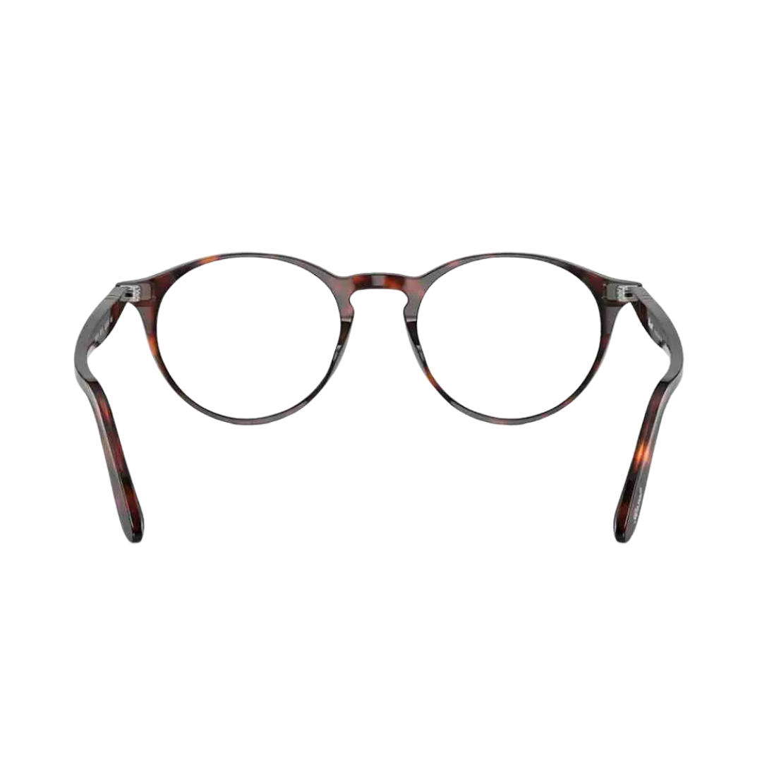 RX PO 3092V 9015 50 Armação Óculos de Grau Persol Havana