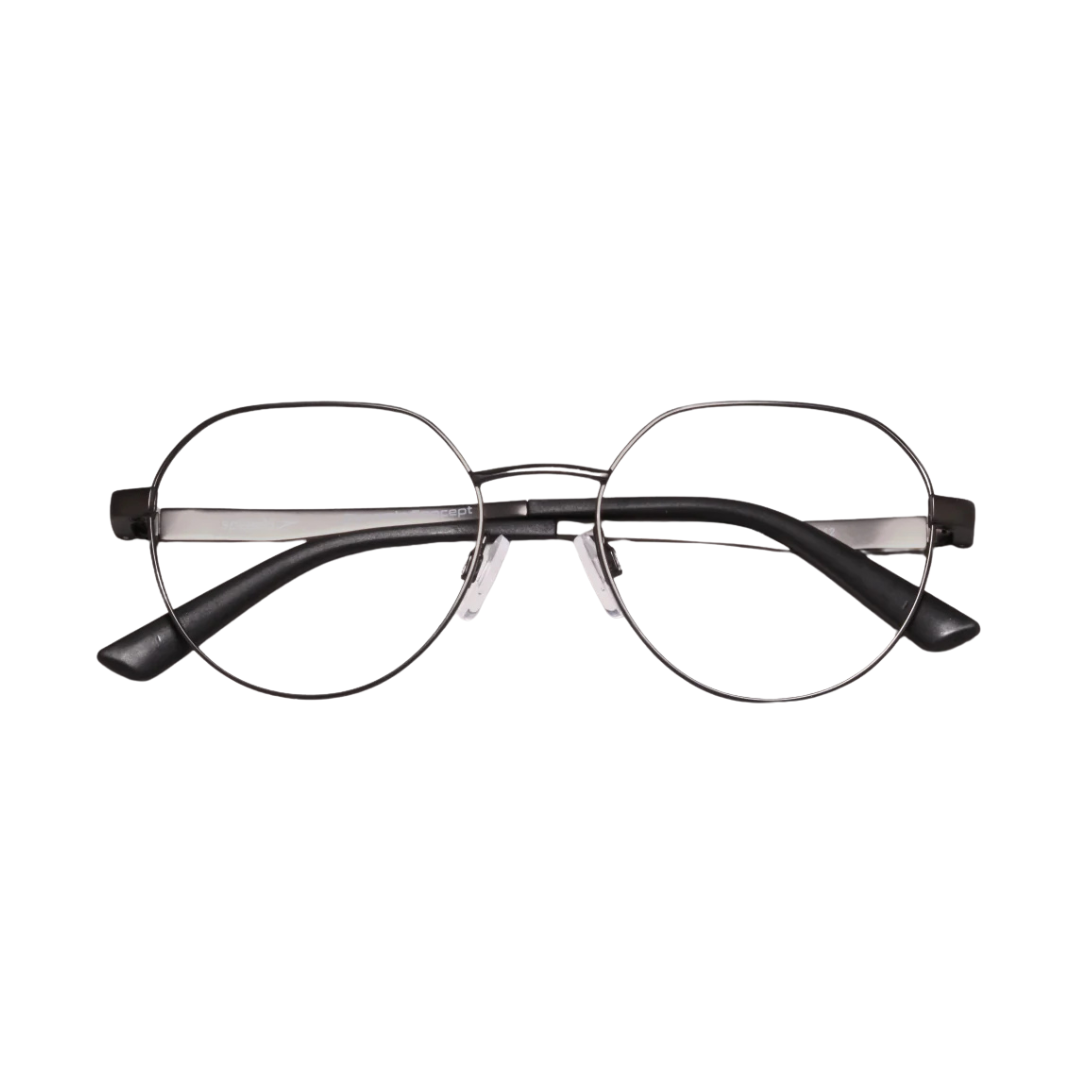 Óculos de Grau Redondo Masculino Speedo RX SP 1408 02B 52