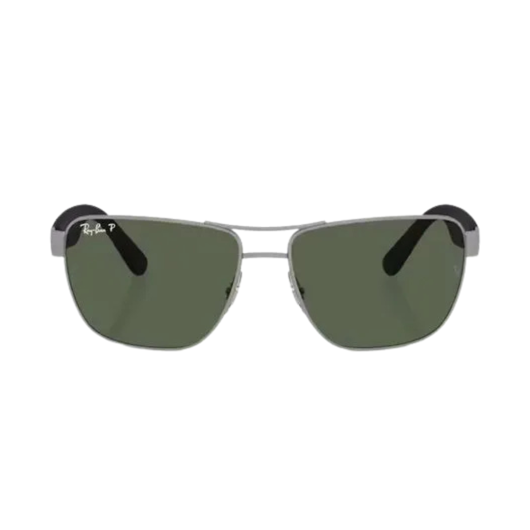 Óculos de Sol Retangular Ray Ban SL RB 3745l 041/9A 63