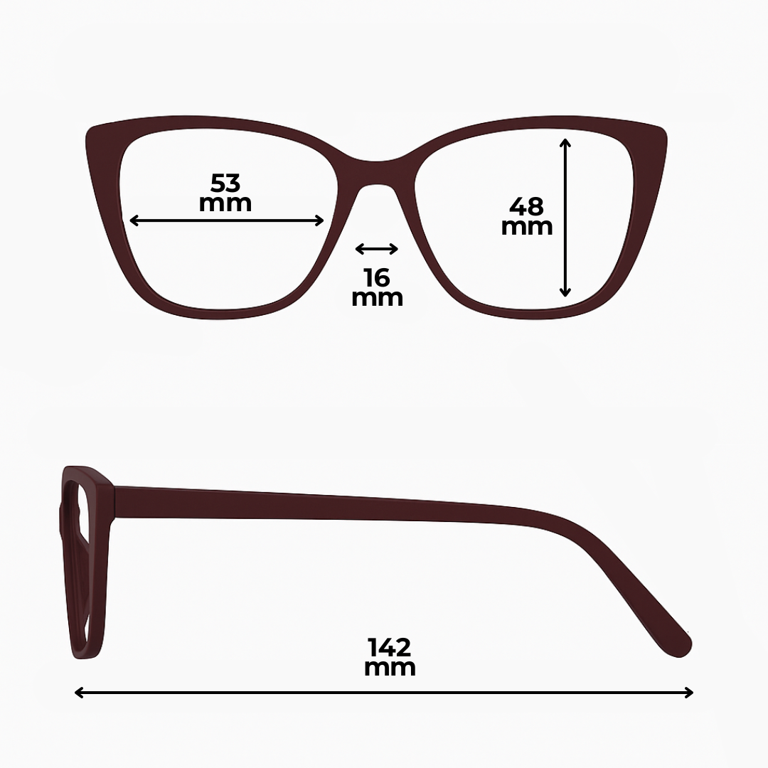 RX SU NT8128 C4 53 Óculos de Grau Armação Feminina