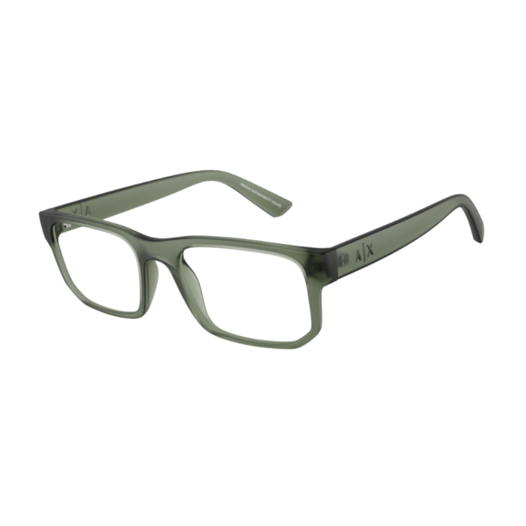 Óculos de Grau Quadrado Masculino Armani exchange RX AX 3135 8362 54