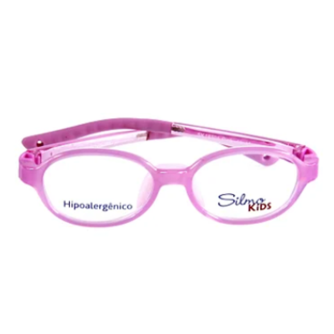 RX SILMO SK-18101 PINK 43 Armação Óculos de Grau Silmo