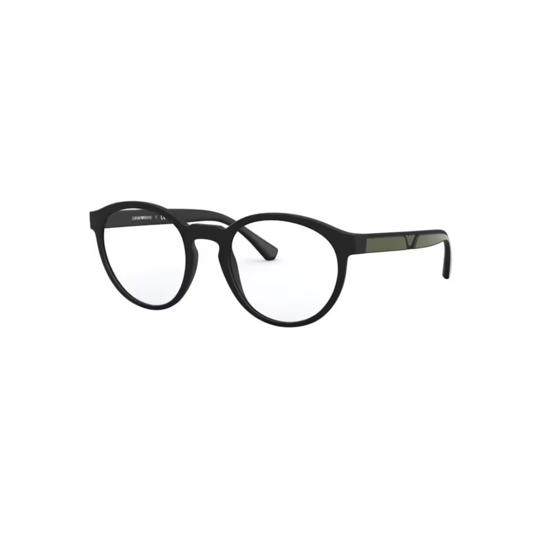 Óculos de Grau Redondo Masculino Empório Armani EA 4152