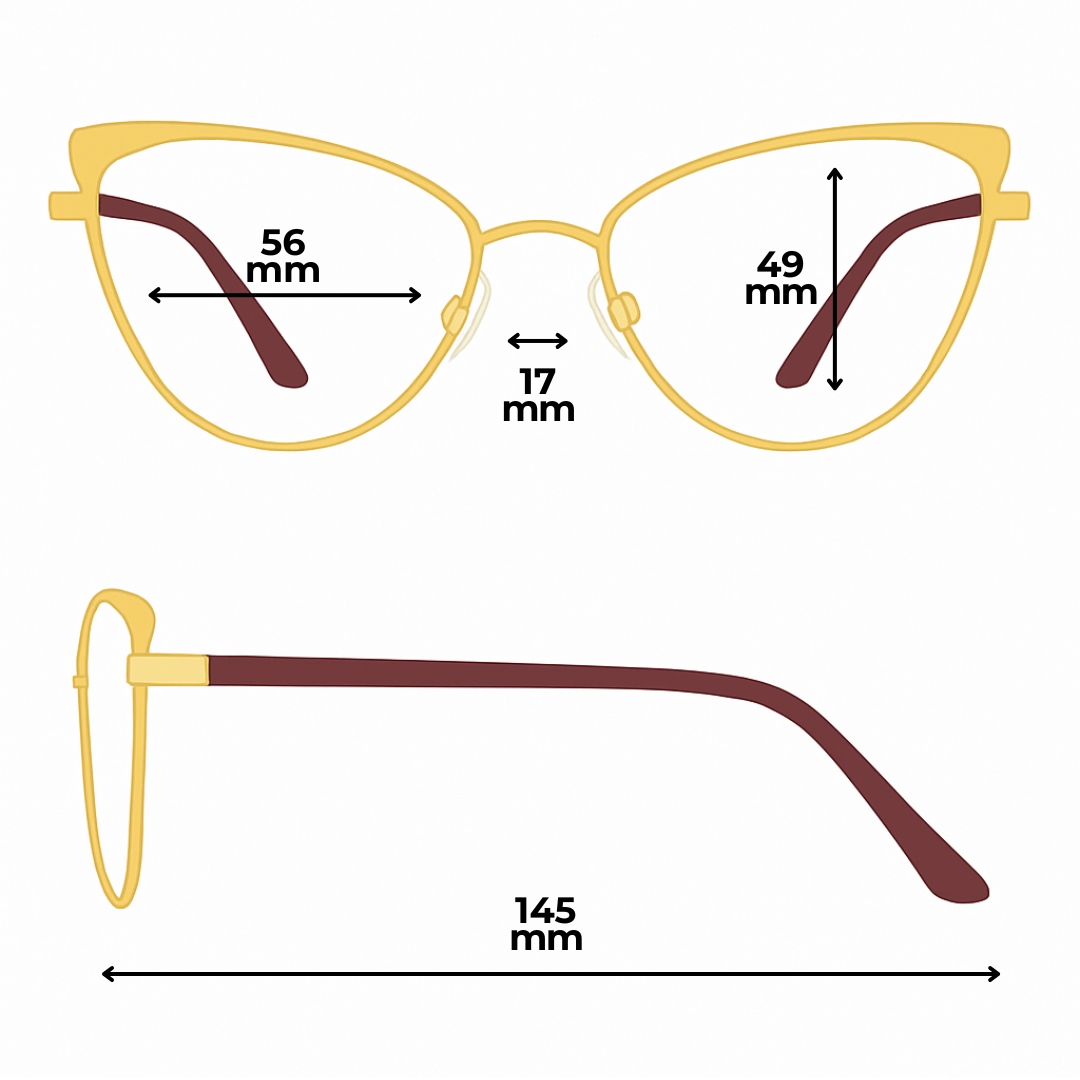 RX SU BS829 C6 55 Óculos de Grau Armação Feminina