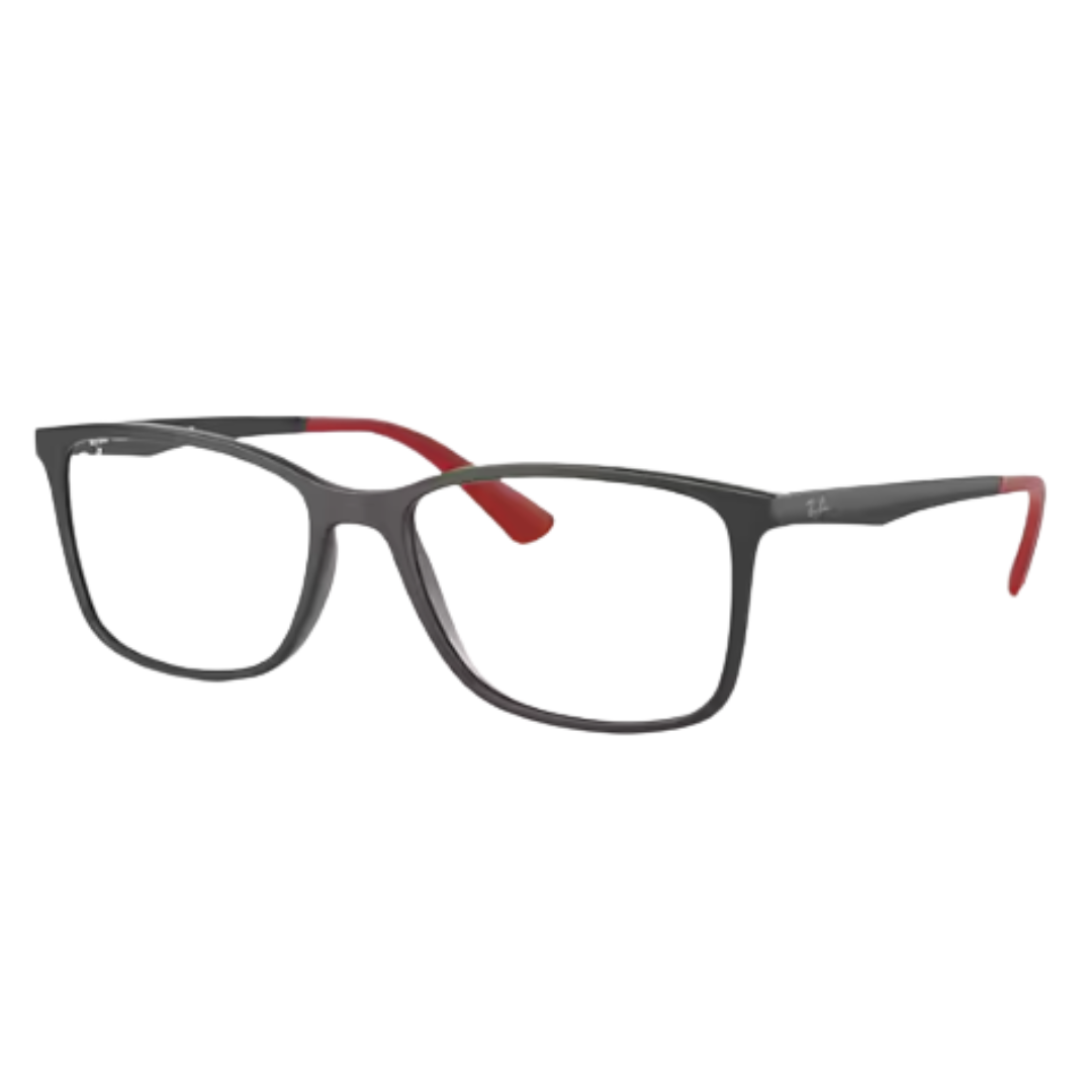 Óculos de Grau Quadrado Masculino RAY BAN RX RB 7133L 8305 55