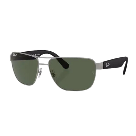 Óculos de Sol Retangular Ray Ban SL RB 3745l 041/9A 63