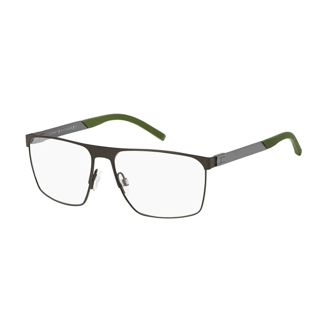 Óculos de Grau Quadrado Masculino Tommy Hilfiger RX TH 1861 4IN 61