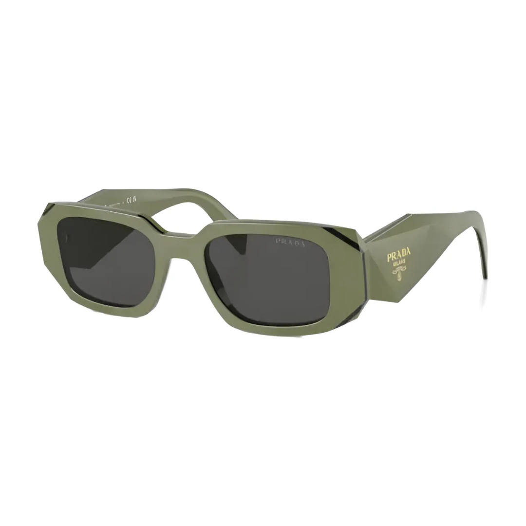 Óculos de Sol Retangular Feminino Prada SPR 17W 2AU-8C1 49