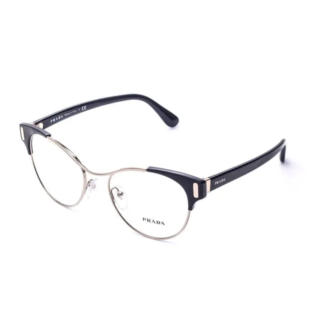 Óculos de Grau Gatinho Feminino Prada PR 61 TV 1AB 101 52