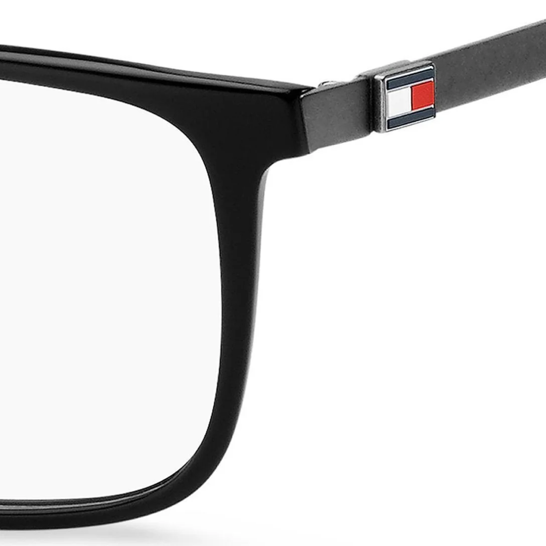 Óculos de Grau Quadrado Masculino Tommy Hilfiger RX TH 1916 807 57