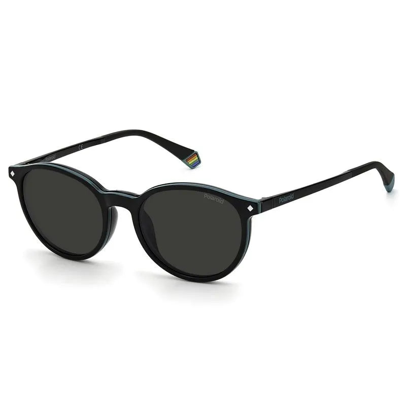 Óculos de Sol Redondo Masculino Polaroid CLIP ON SL PLD 6137/CS 80799 52