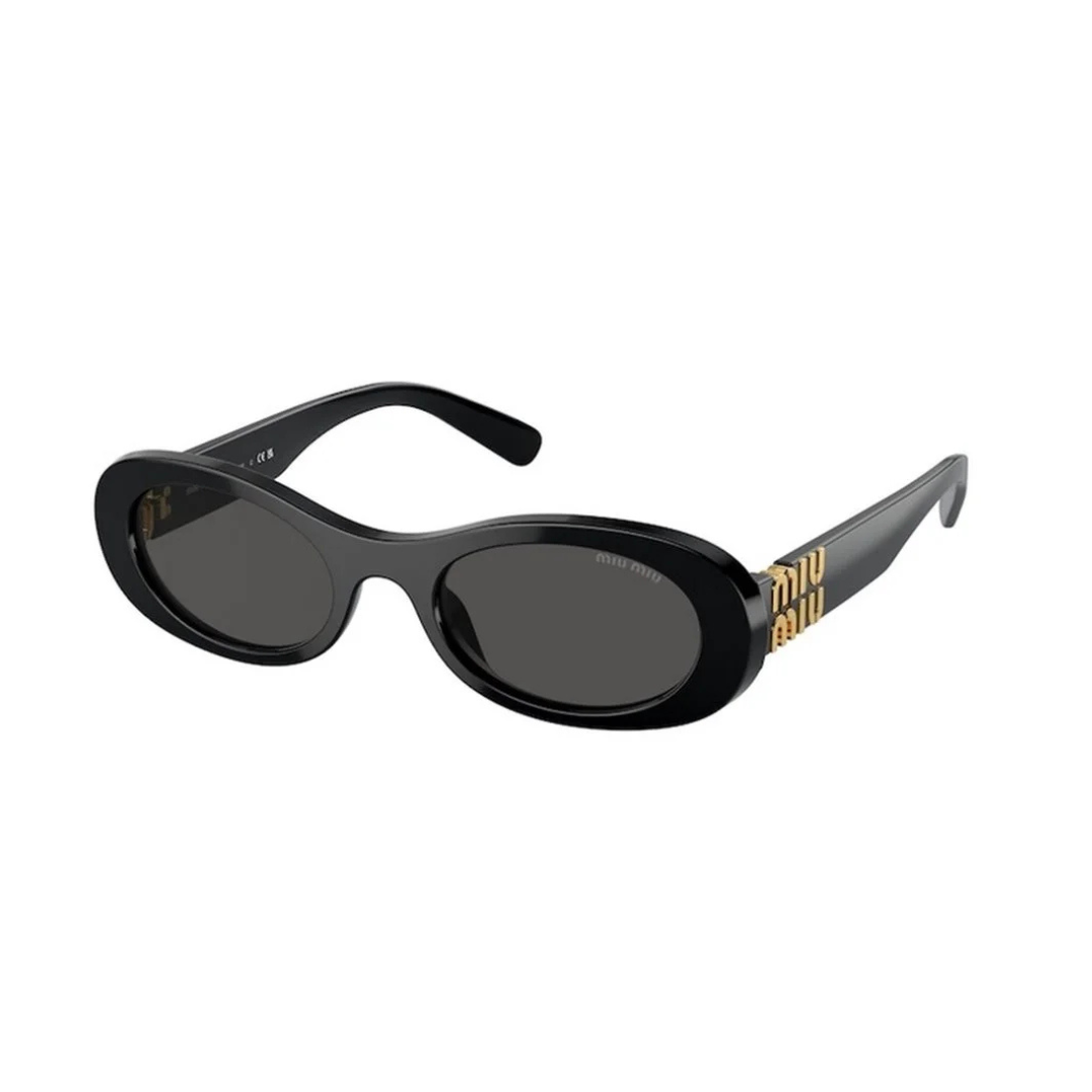 Óculos de Sol Redondo Feminino MIU MIU SL MU 06Z 1AB/5S0 50