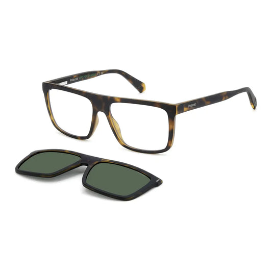 Óculos de Sol Quadrado Polaroid CLIP ON SL PLD 6230/CS N9P99 56