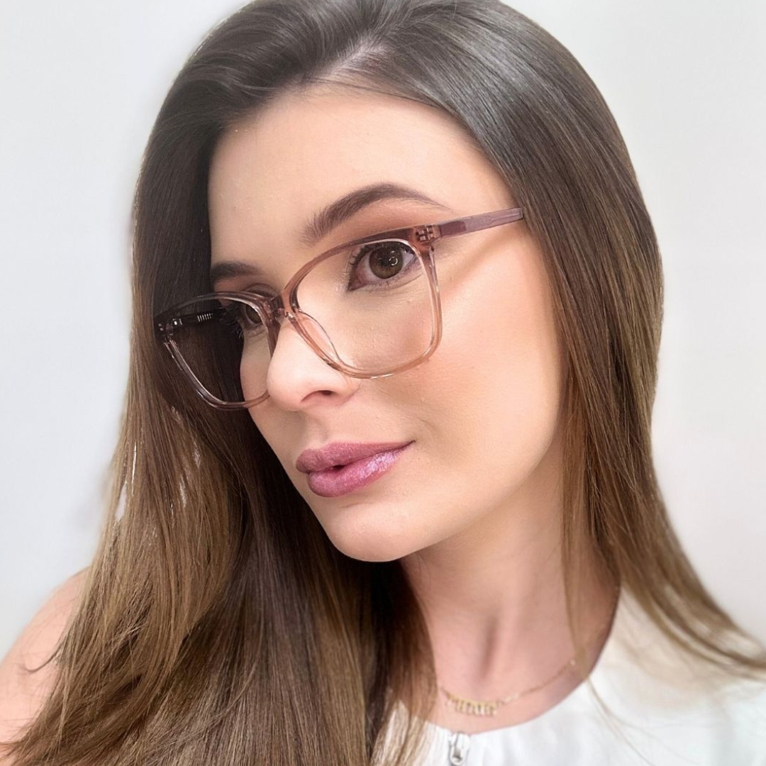 Óculos de Grau Quadrado Feminino SUVT 9004 C7