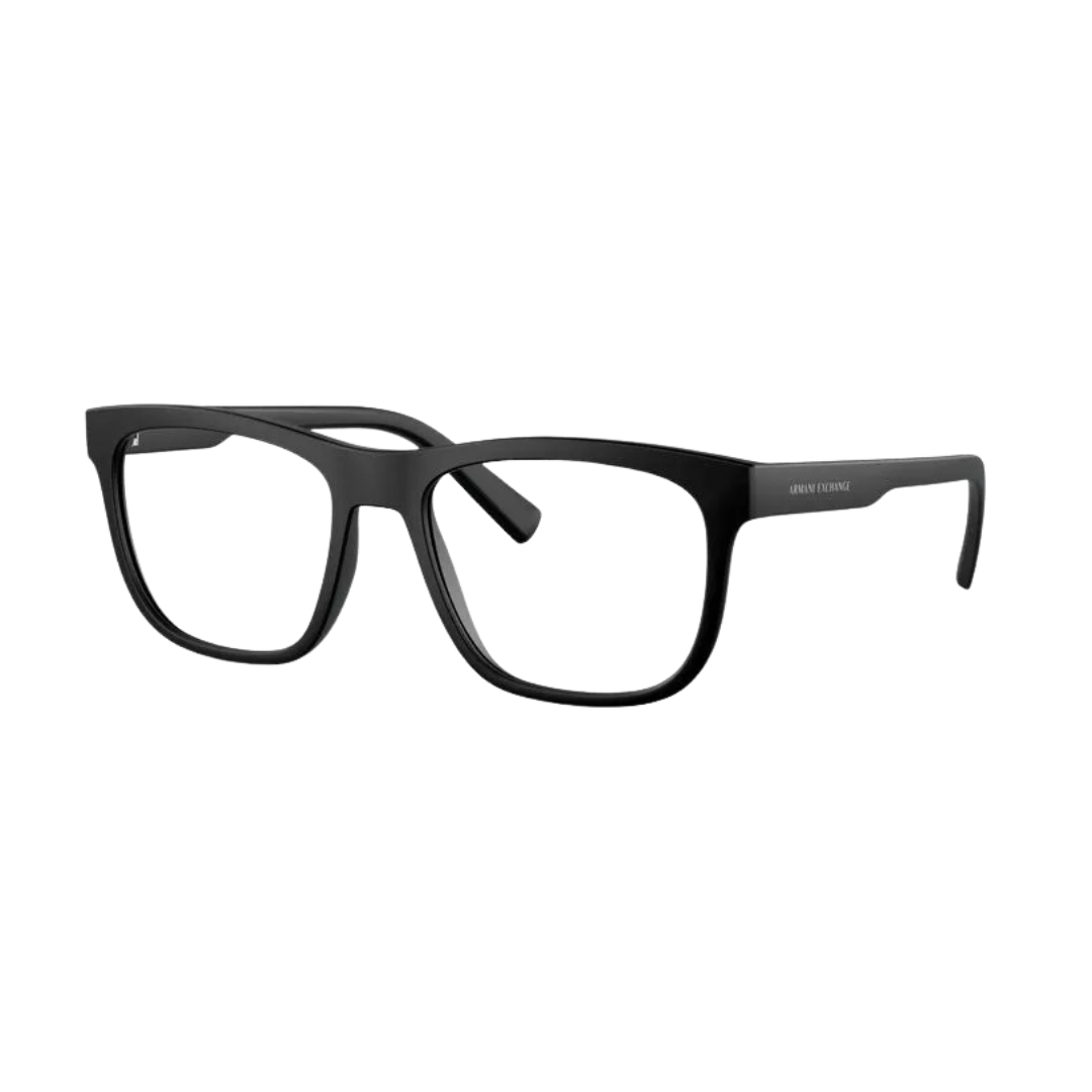 Óculos de Grau Quadrado Masculino Empório Armani RX AX 3050 8078 53