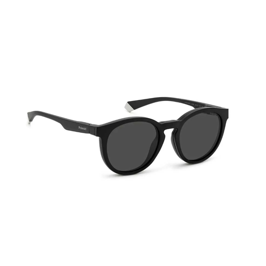 Óculos de Grau Redondo Masculino Polaroid CLIP ON SL PLD 2132CS 00399 49