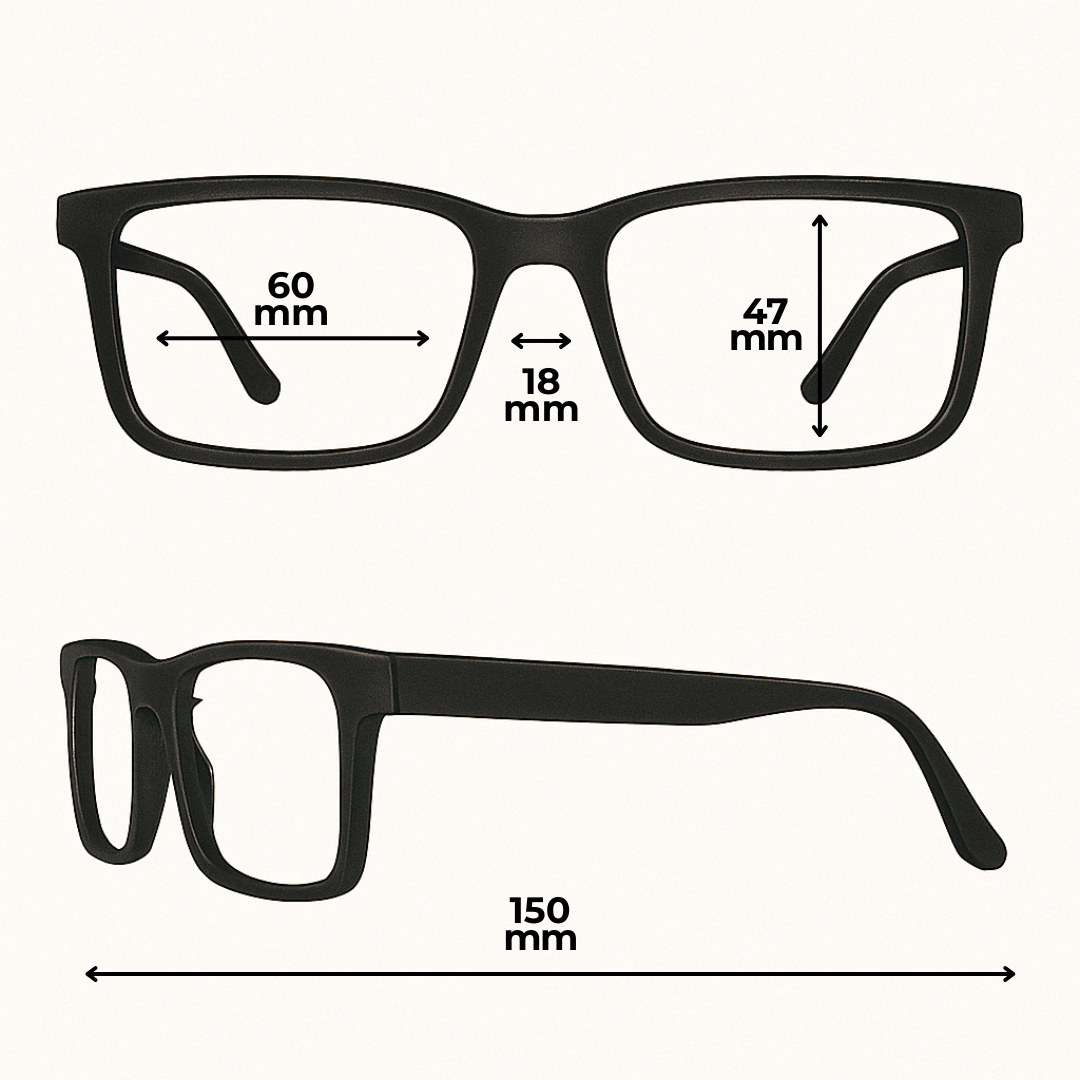 RX SU BA1435 C2 60 Óculos de Grau Armação Masculina