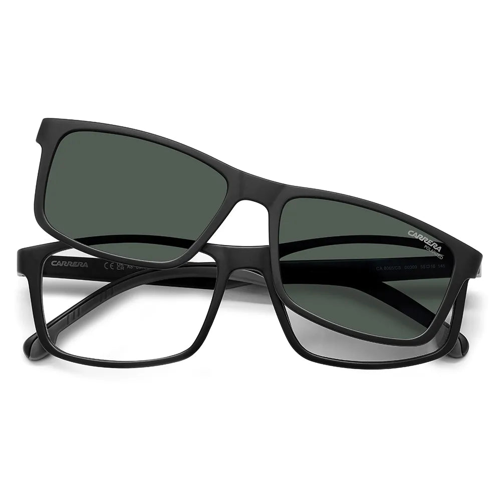 Óculos de Sol Quadrado Masculino CARRERA CLIP ON SL CA 8065/CS 00399 55