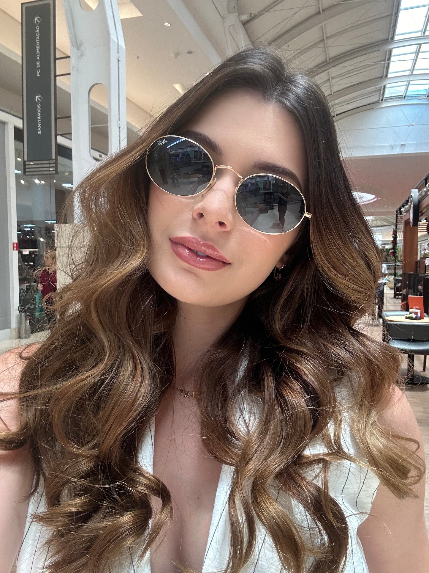 Óculos de Sol Redondo RAY BAN SL RB 3547 001/31 54