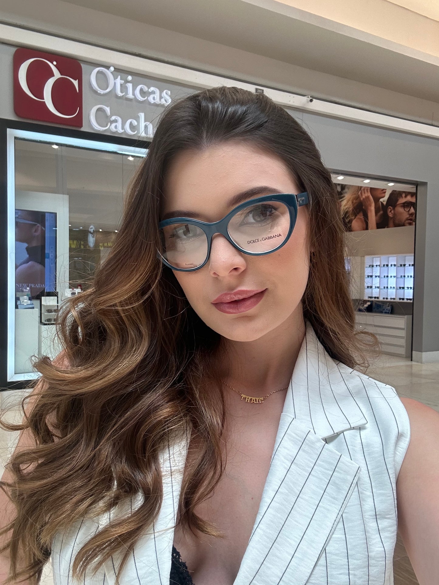 Óculos de Grau Gatinho Feminino DOLCE & GABBANA DG 3246 302 53