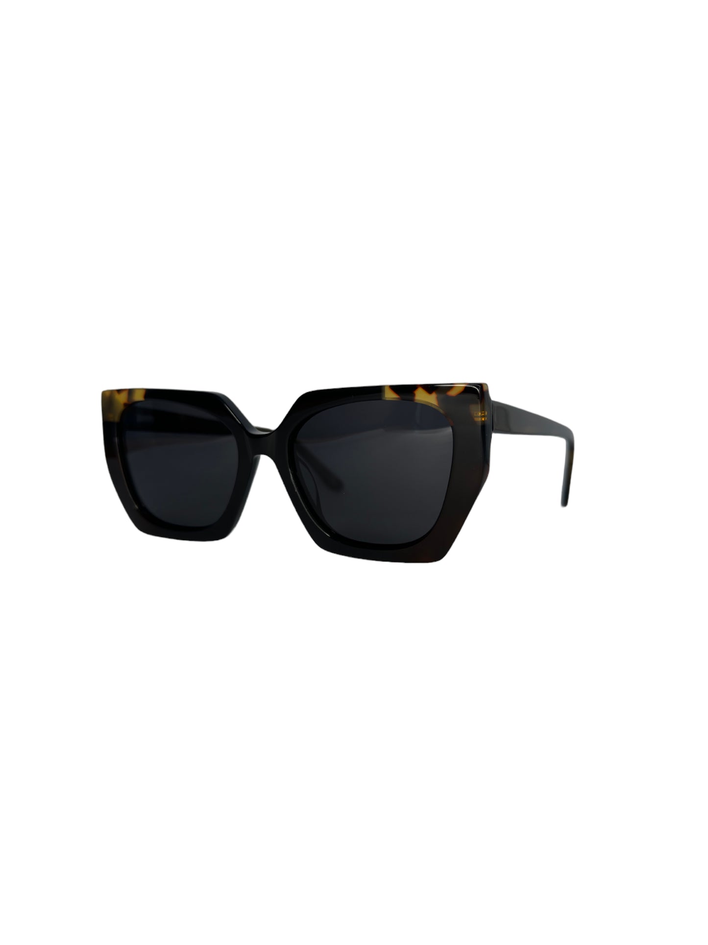Óculos Feminino Acetato Preto Detalhe Mesclado SL SU SL1389 C1 51