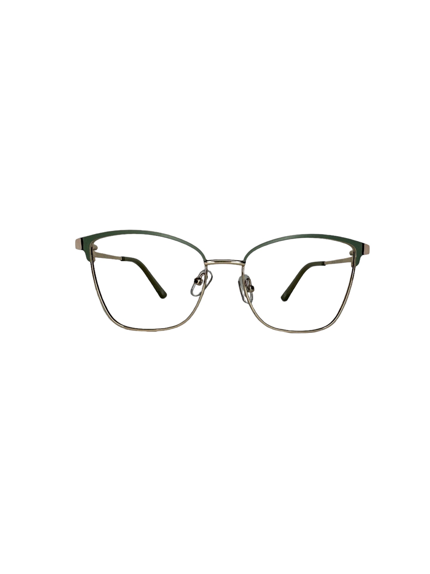 Óculos Feminino Metal Dourado Detalhe Verde RX SU BW3042 C6 51