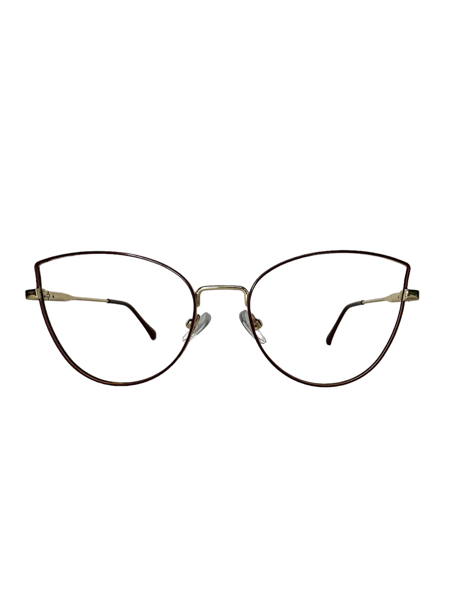 Óculos Feminino Metal Dourado Detalhe Vinho RX SU 5958 C2 53