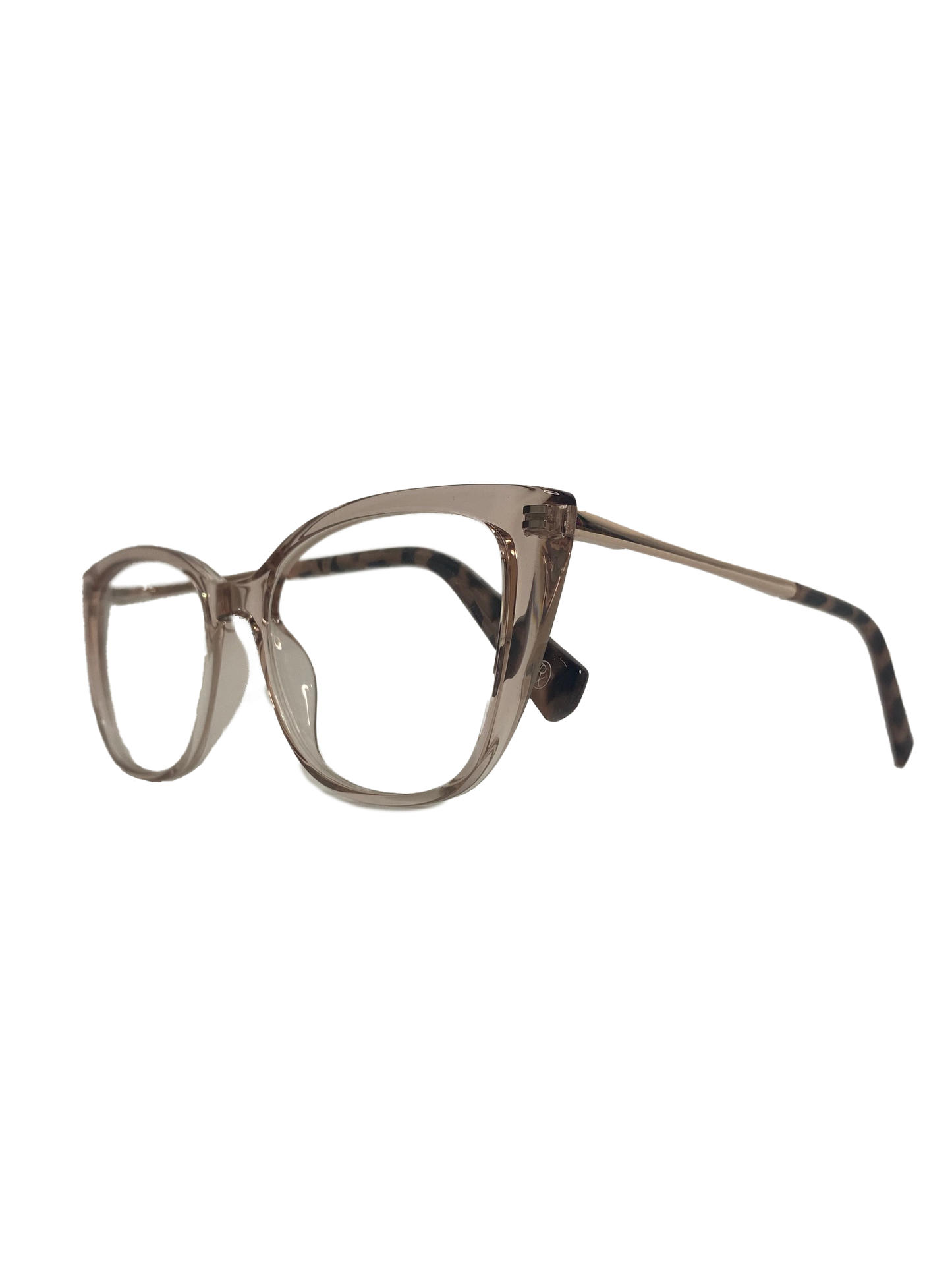 Óculos de Grau Gatinho Feminino Acetato Nude Cristal RX SU MC7082 C2 52