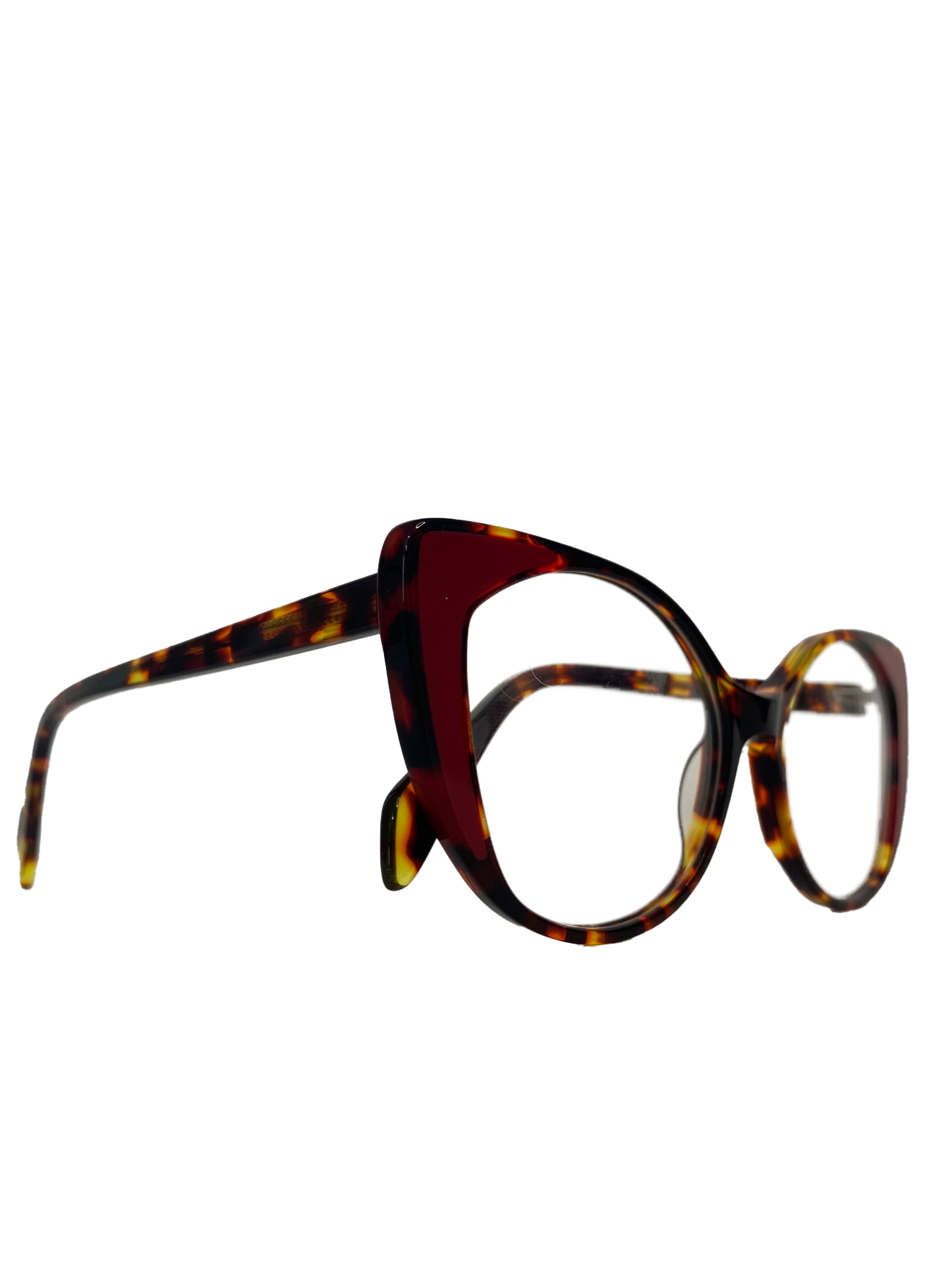 Óculos de Grau Gatinho Feminino Acetato Mesclado RX SU DLYY1003 C4 53