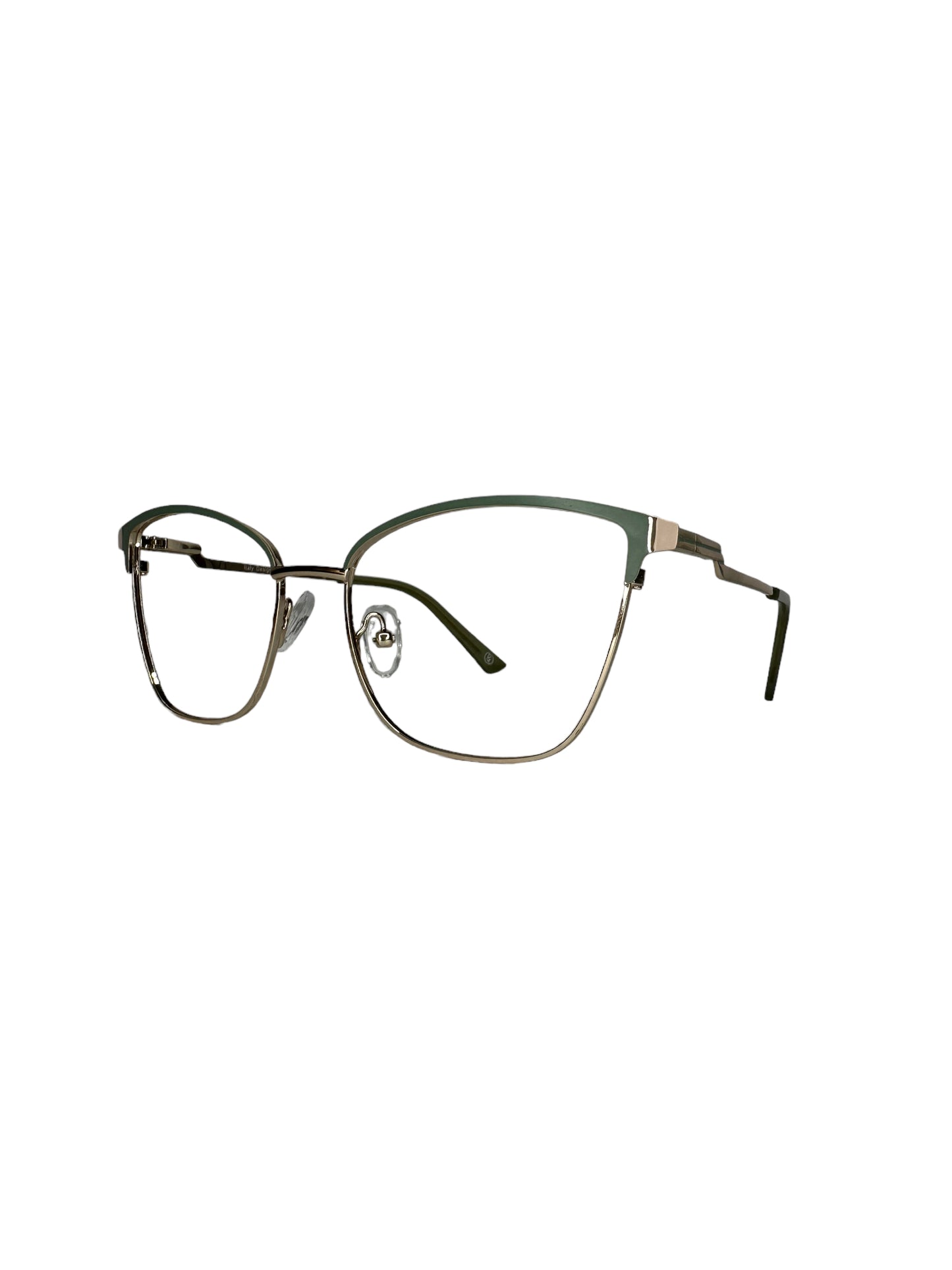 Óculos Feminino Metal Dourado Detalhe Verde RX SU BW3042 C6 51