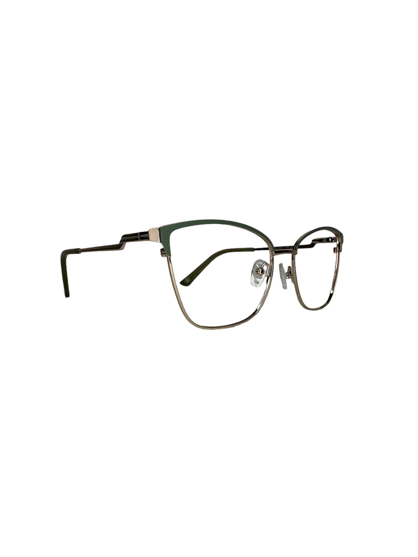 Óculos Feminino Metal Dourado Detalhe Verde RX SU BW3042 C6 51