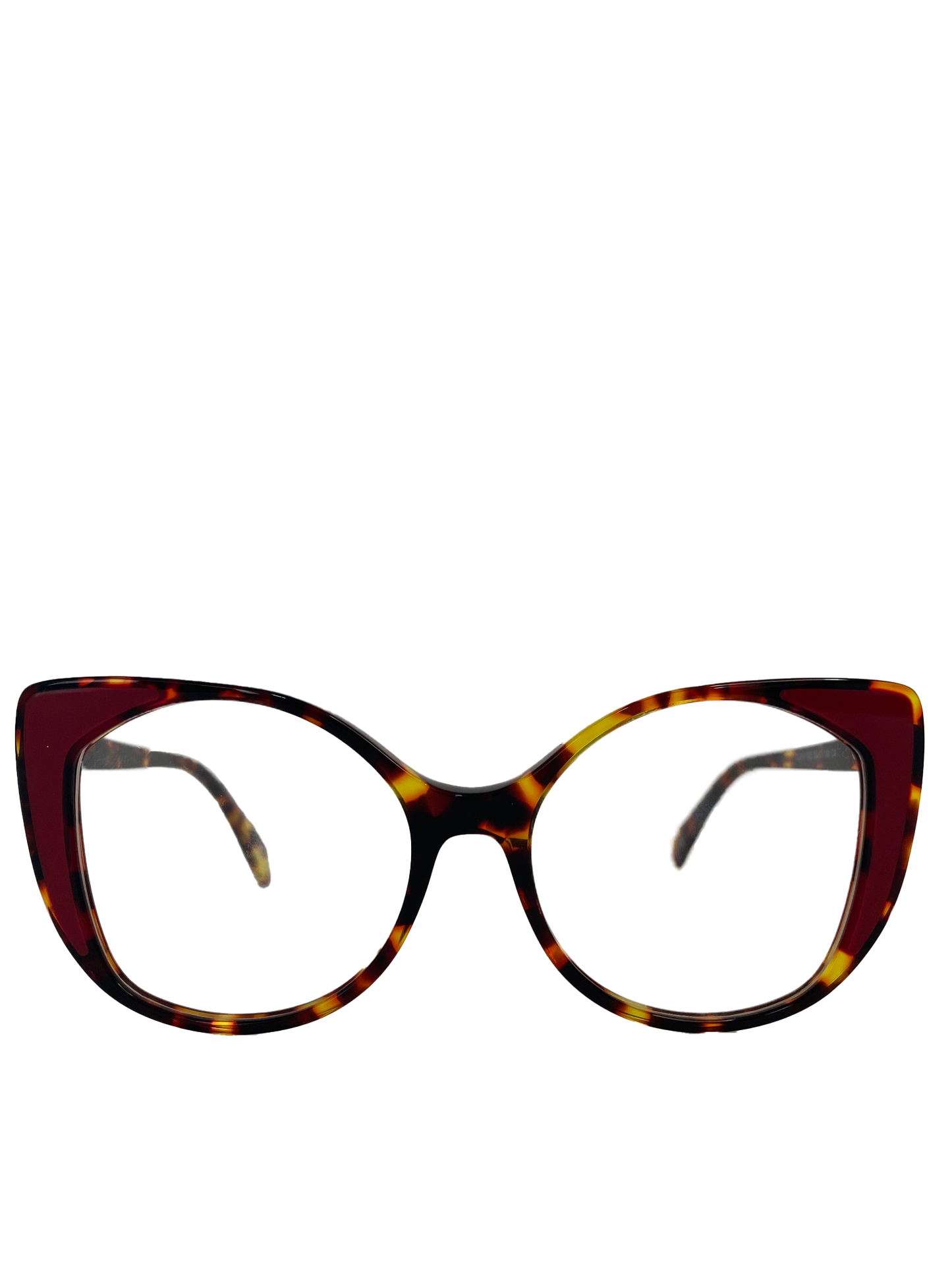 Óculos de Grau Gatinho Feminino Acetato Mesclado RX SU DLYY1003 C4 53