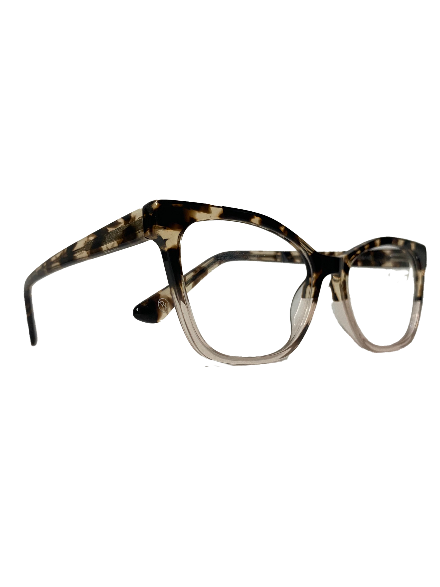 Óculos Feminino Acetato Mesclado Detalhe Transparente SUBR44063 C2 52