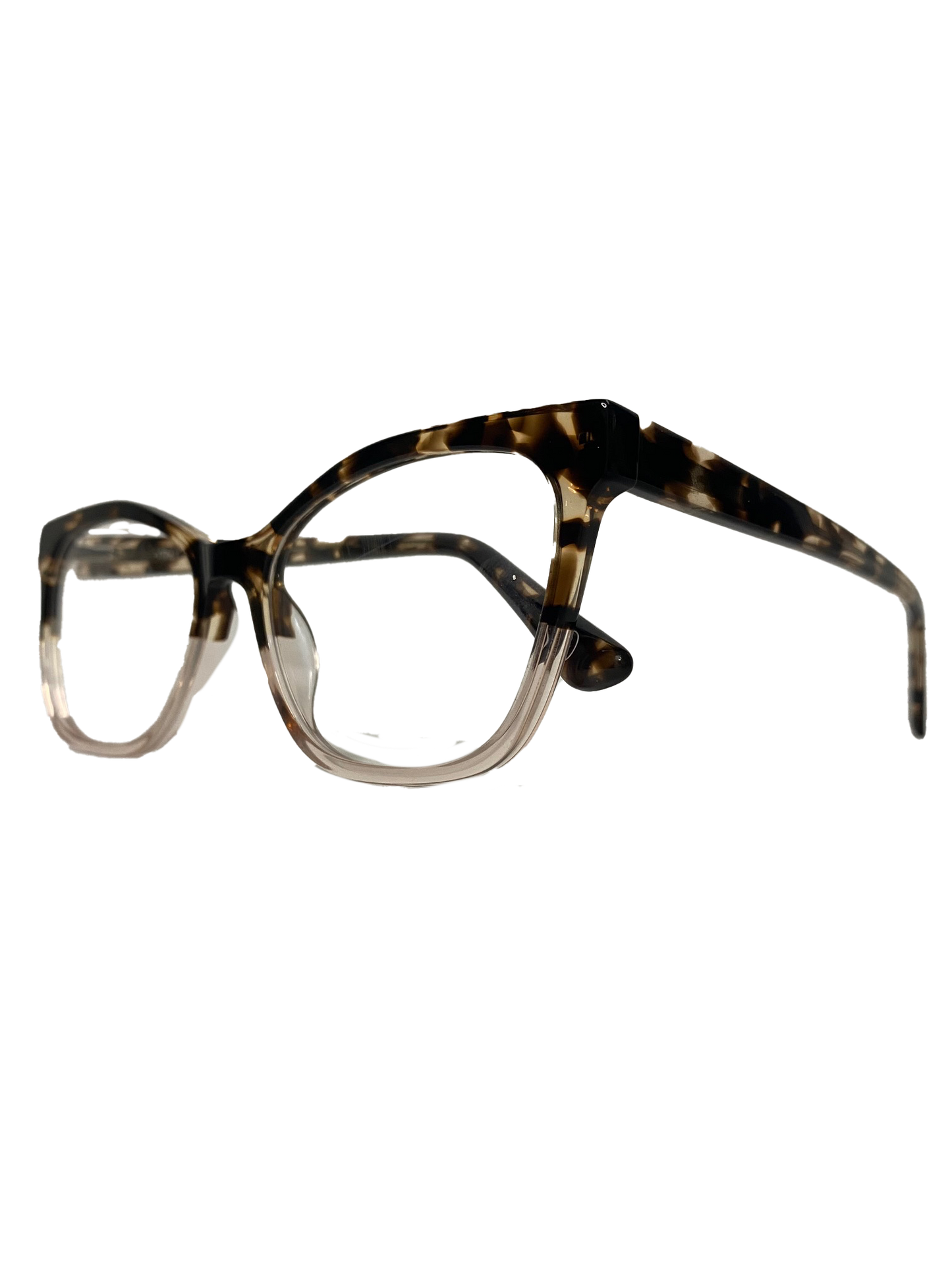 Óculos Feminino Acetato Mesclado Detalhe Transparente SUBR44063 C2 52