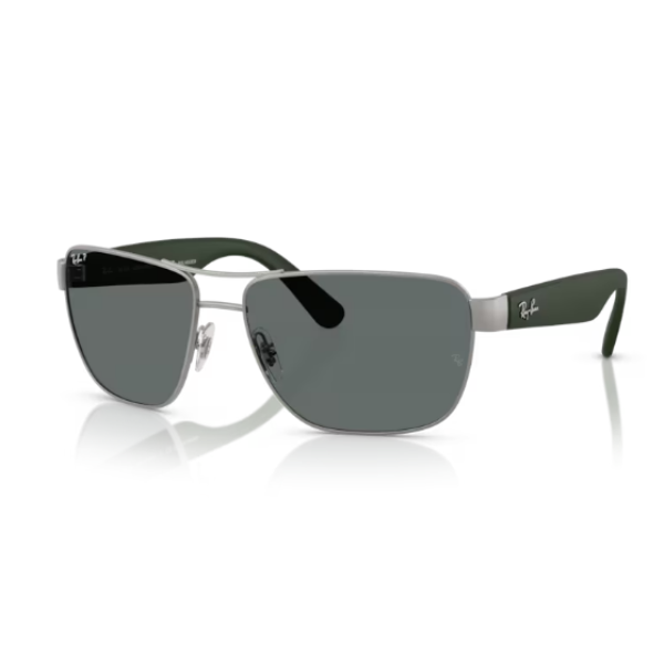 Óculos de Sol Retangular Masculino Ray Ban SL RB 3745L