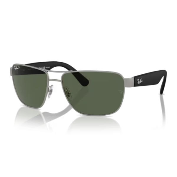 Óculos de Sol Retangular Masculino Ray Ban SL RB 3745L