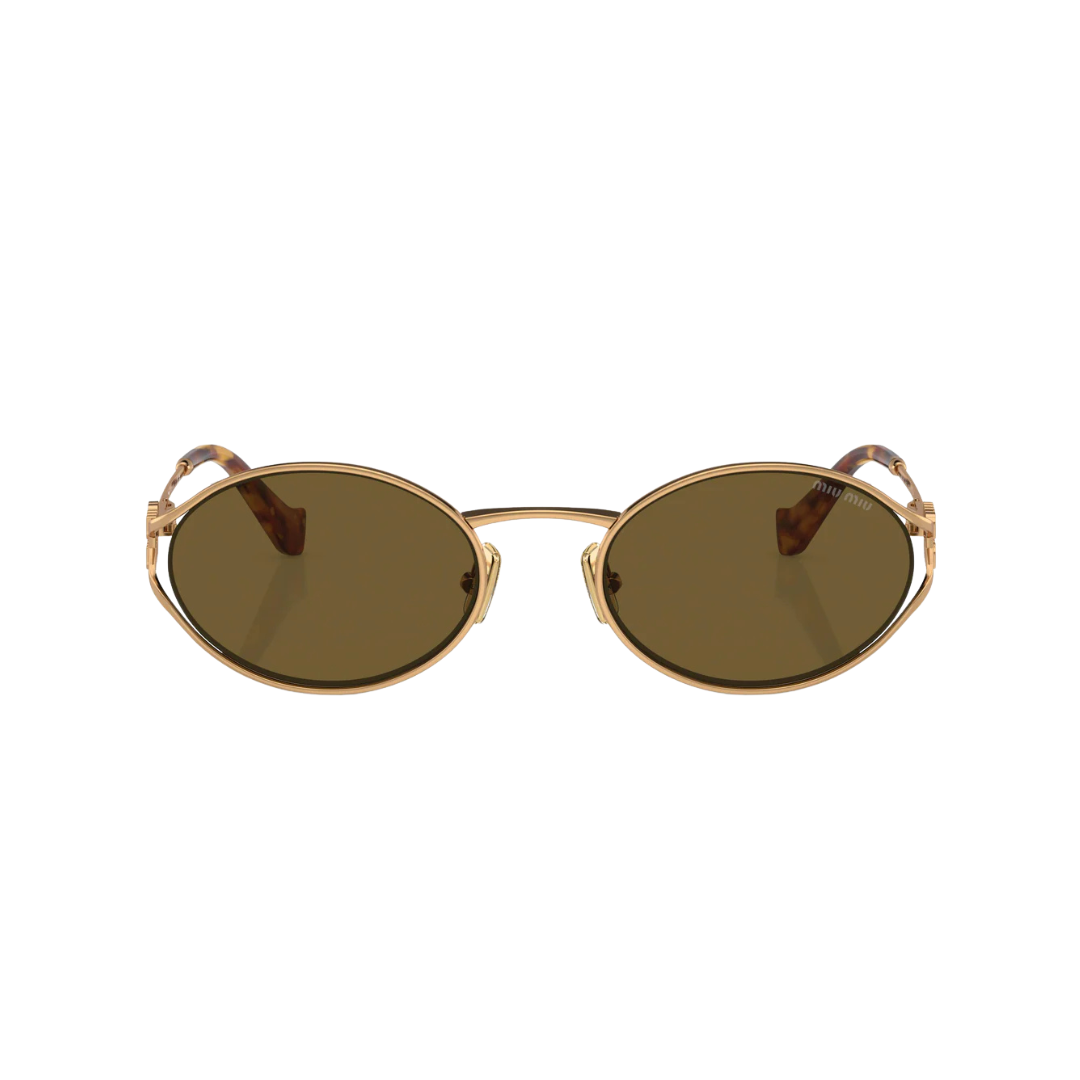 Óculos de Sol Redondo Feminino MIU MIU SL MU 52Y 70E-01T 54