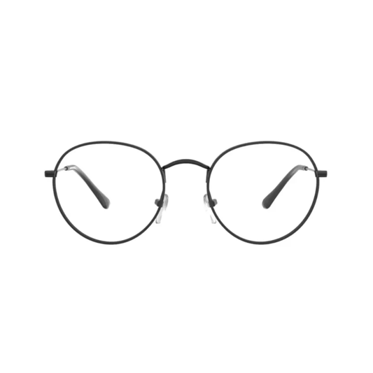 Óculos de Grau Redondo Masculino HB RX HB M.0536 C243 49 BLACK DEMO