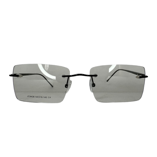 Óculos de Grau Retangular Masculino Metal Balgriff Preto SUJC9438 C4 54