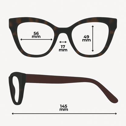 RX SU BW3403 C6 56 Óculos de Grau Armação Feminina