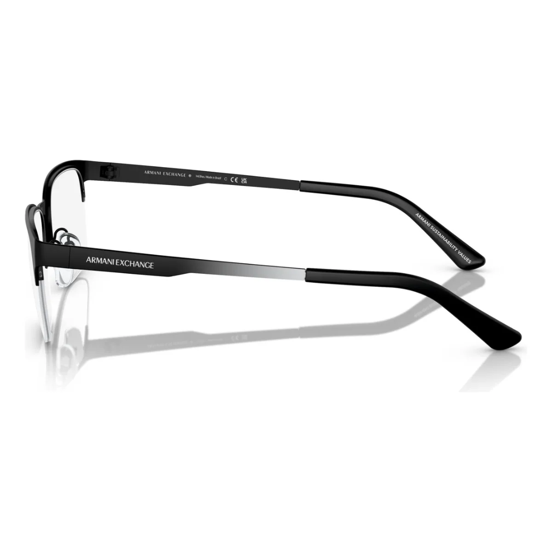 Óculos de Grau Retangular Masculino Armani Exchange RX AX 1060 6000 55