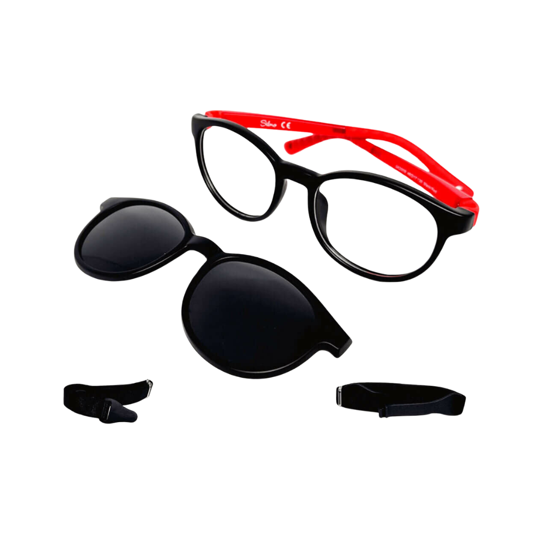Óculos de Grau Infantil Redondo Silmo SL SK 2609 RED 46