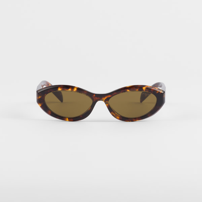 Óculos de Sol Redondo Feminino Prada SL SPR 26Z 14L-09Z 55